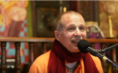 Kurzbesuch mit großer Wirkung – HH Sacinandana Swami in Simhachalam